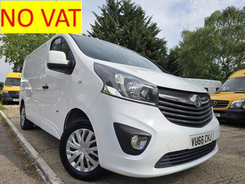 Vauxhall Vivaro 1.6 Cdti 2900 Sportive L1 H1 Euro 6 No Vat White
