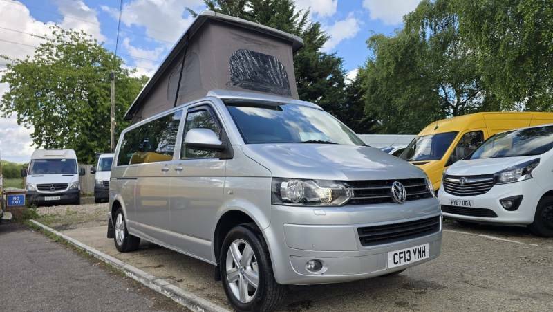 Volkswagen Caravelle 2.0 Tdi Bluemotion Pop Top Camper 4 Berth Silver #5