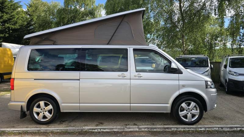 Volkswagen Caravelle 2.0 Tdi Bluemotion Pop Top Camper 4 Berth Silver #2