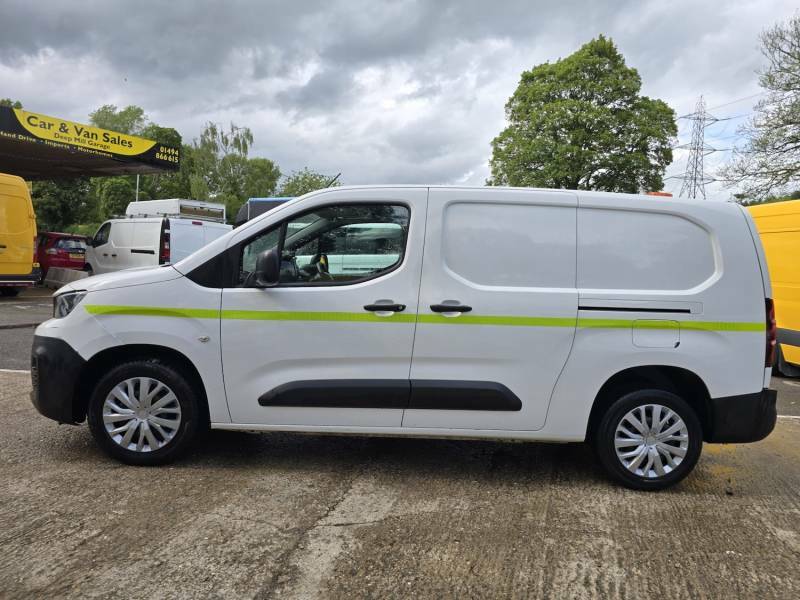 Peugeot Partner 1.5 Bluehdi 950 Professional Long Panel Van Lwb White #6