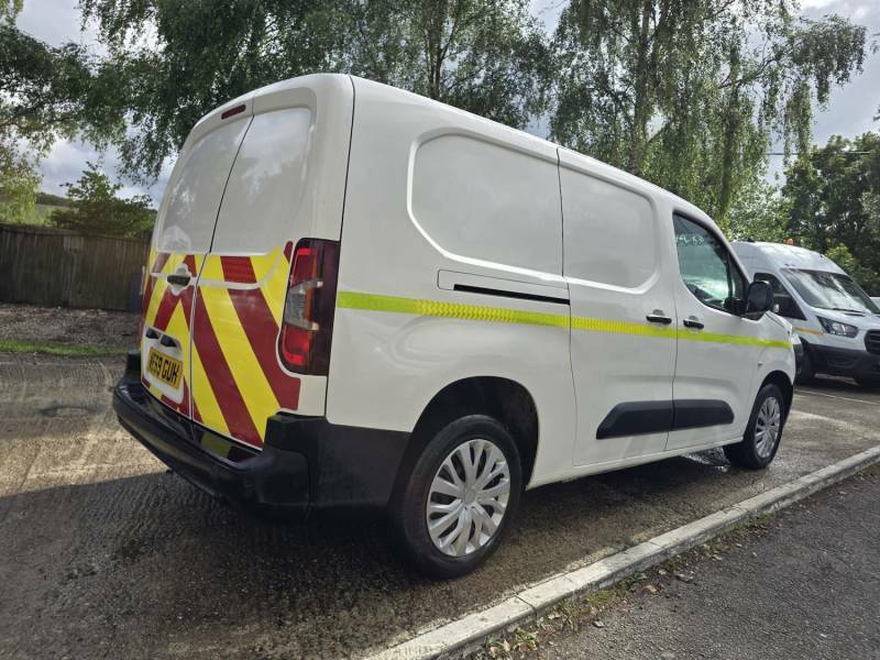 Peugeot Partner Panel Van 1.5 Bluehdi 950 Professional Long Panel White #9