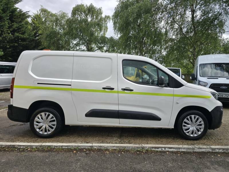 Peugeot Partner Panel Van 1.5 Bluehdi 950 Professional Long Panel White #8