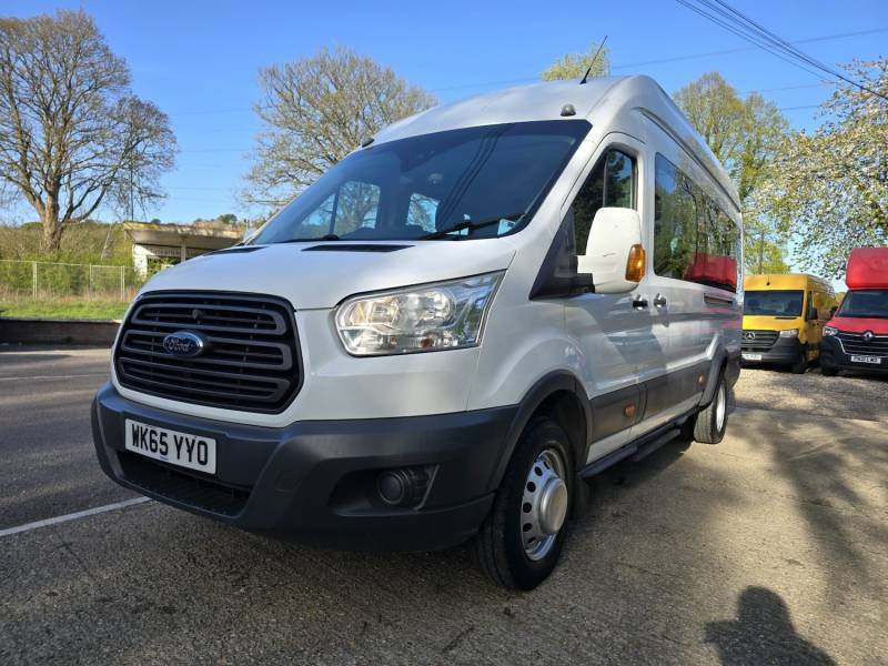 Ford Transit Custom 2.2 Tdci 460 Hdt Minibus L4 Xlwb 17 Seater Seats White #2