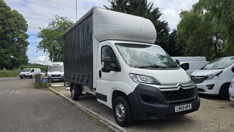 Citroen Relay 2.0 Bluehdi 35 Plus Curtainside Tail Lift No Vat White #3