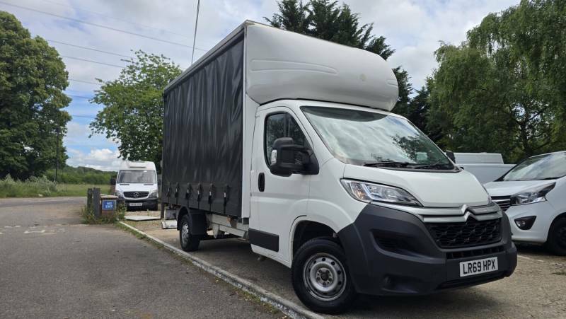 Citroen Relay 2.0 Bluehdi 35 Plus Curtainside Tail Lift No Vat White #5