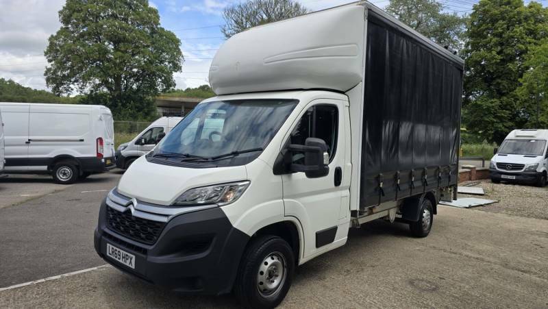 Citroen Relay 2.0 Bluehdi 35 Plus Curtainside Tail Lift No Vat White #6