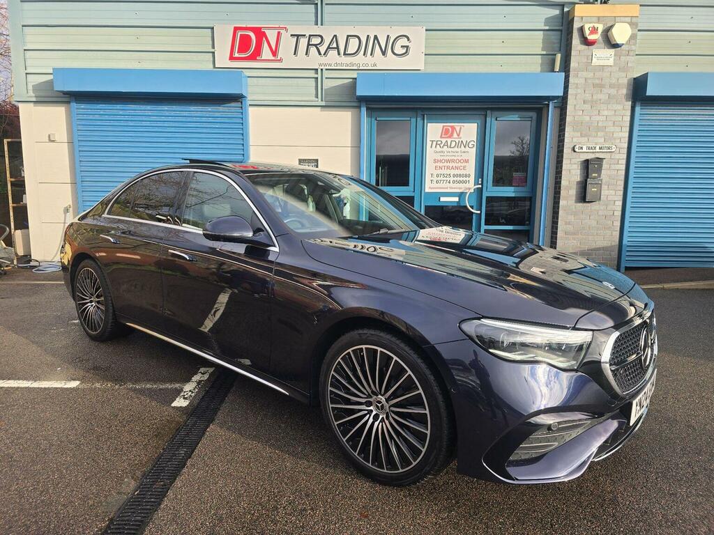 Mercedes-Benz E Class Saloon 2.0 E200h Mhev Amg Line Premium Plus G-tr Blue