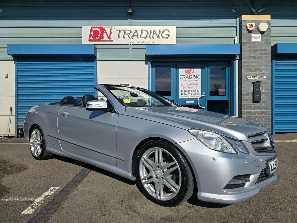 Mercedes-Benz E Class Convertible 3.0 E350 Cdi V6 Blueefficiency Sport C Silver