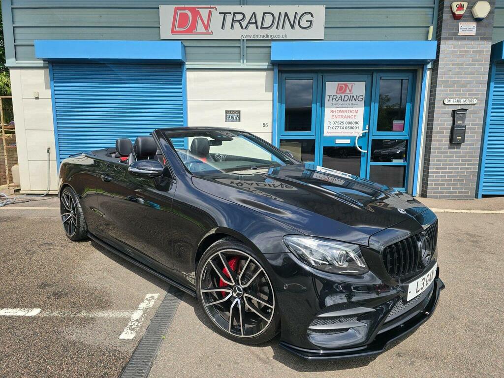 Mercedes-Benz E Class Convertible 2.0 E220d Amg Line Premium Plus Cabr Black