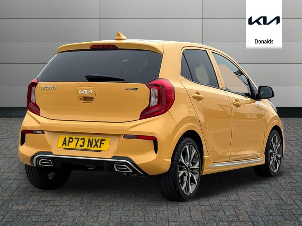 Kia Picanto 1.0 Dpi Gt-line Amt Euro 6 Ss AP73NXF Yellow #3