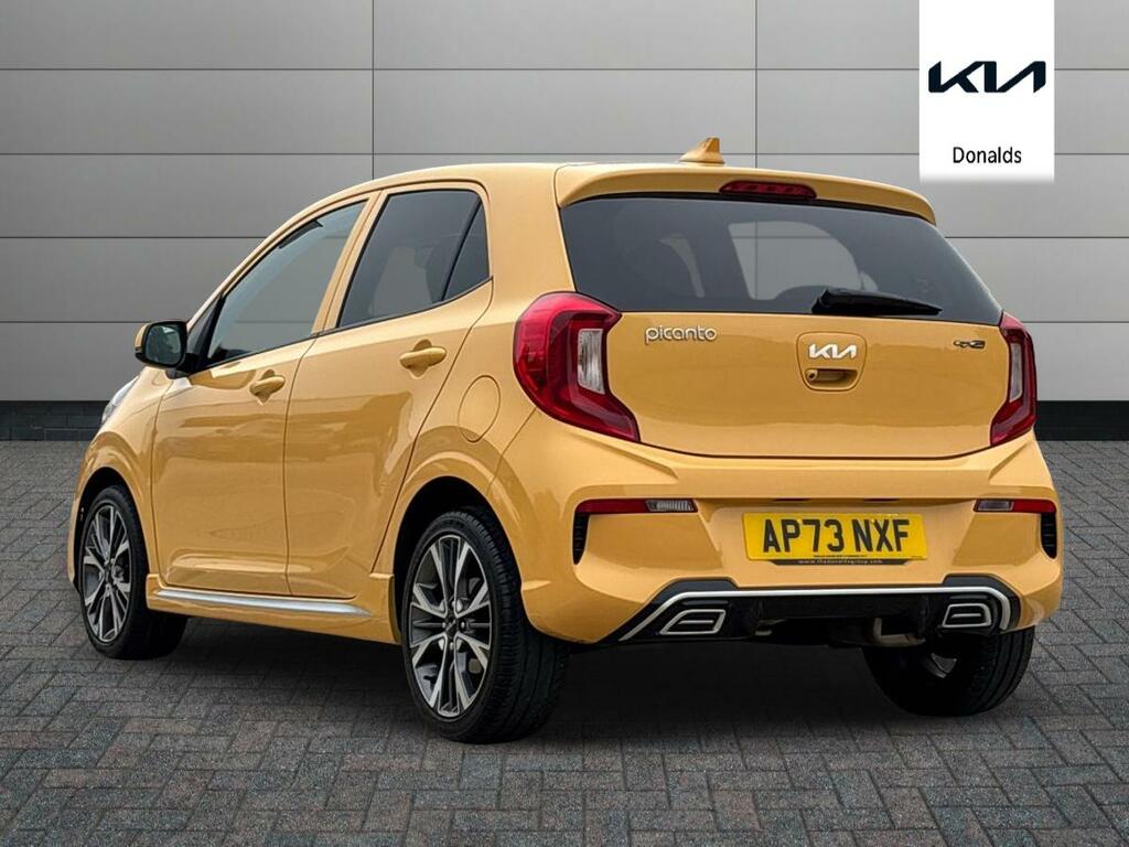 Kia Picanto 1.0 Dpi Gt-line Amt Euro 6 Ss AP73NXF Yellow #5