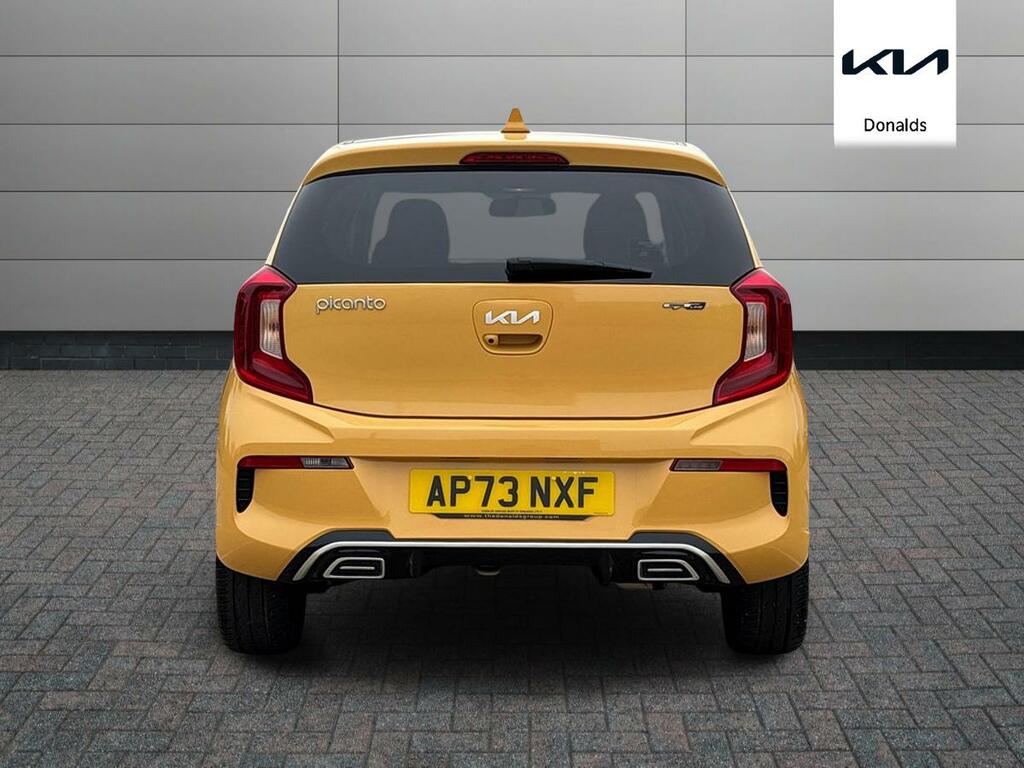 Kia Picanto 1.0 Dpi Gt-line Amt Euro 6 Ss AP73NXF Yellow #4