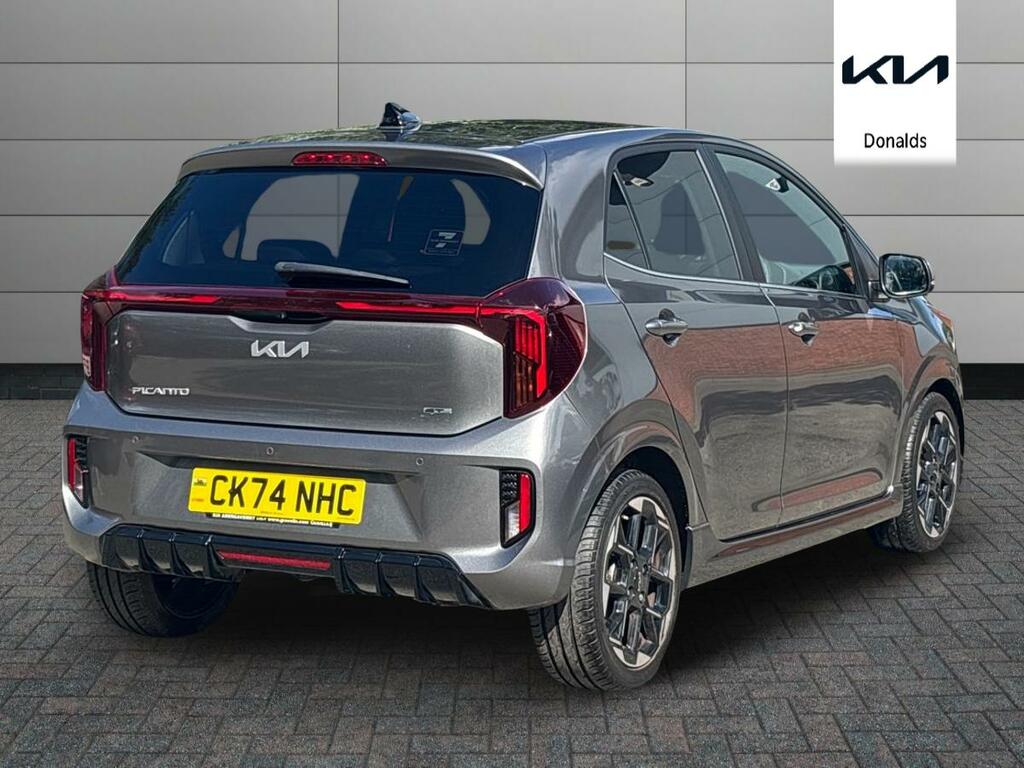 Kia Picanto 1.2 Gt-line S Euro 6 Ss CK74NHC Grey #3