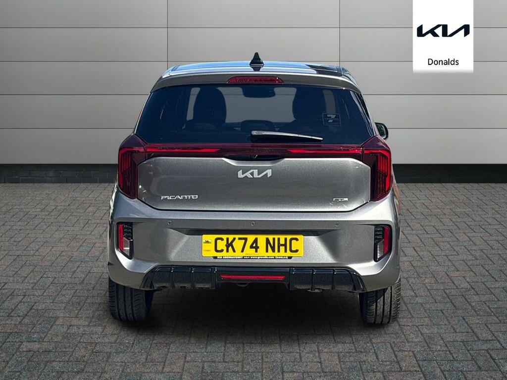 Kia Picanto 1.2 Gt-line S Euro 6 Ss CK74NHC Grey #4