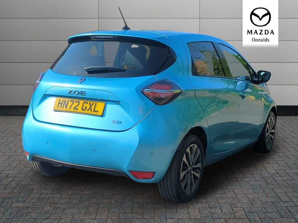 Renault Zoe R135 Ev50 52Kwh Gt Line Rapid Charge HN72GXL Blue #3