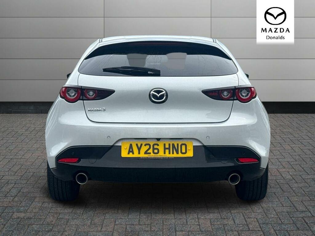 Mazda 3 2.0 E-skyactiv-x Mhev Exclusive-line Euro 6 White #4