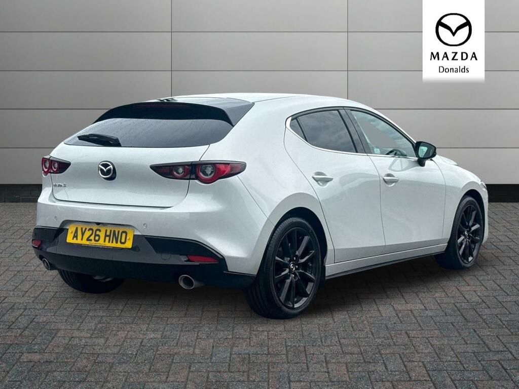 Mazda 3 2.0 E-skyactiv-x Mhev Exclusive-line Euro 6 White #3