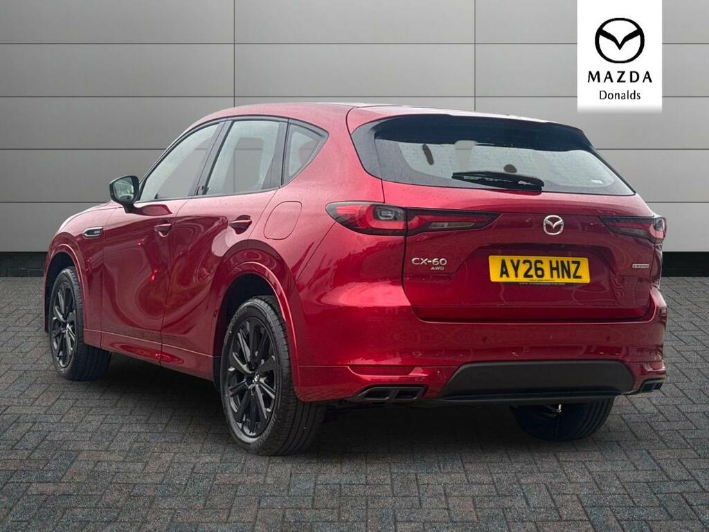 Mazda CX-60 3.3 E-skyactiv D Mhev Homura 4Wd Euro 6 Ss AY26HNZ Red #5