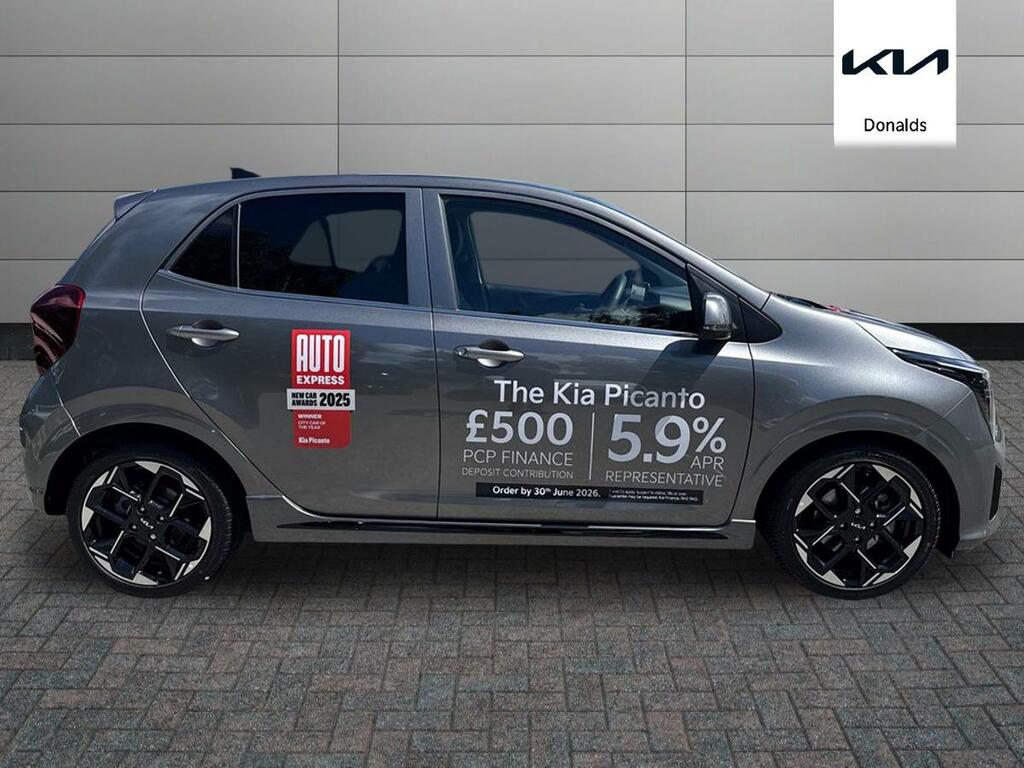 Kia Picanto 1.0 Gt-line Amt Euro 6 Ss Grey #2