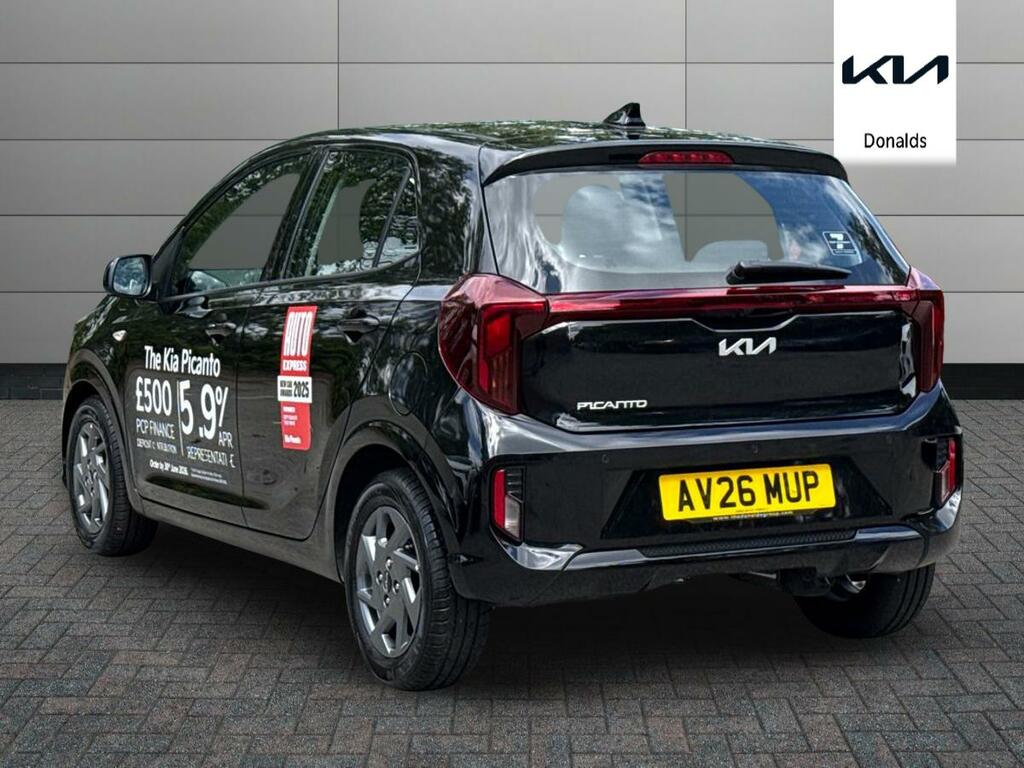 Kia Picanto 1.0 Pure Euro 6 Ss Black #5