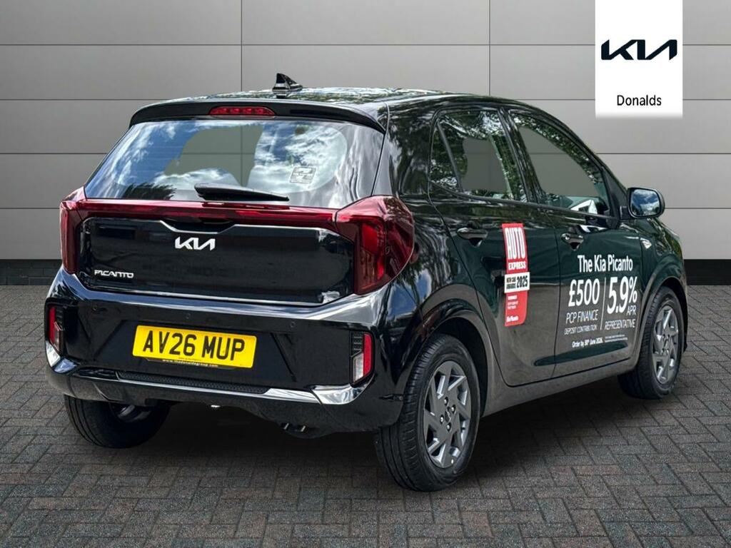 Kia Picanto 1.0 Pure Euro 6 Ss Black #3