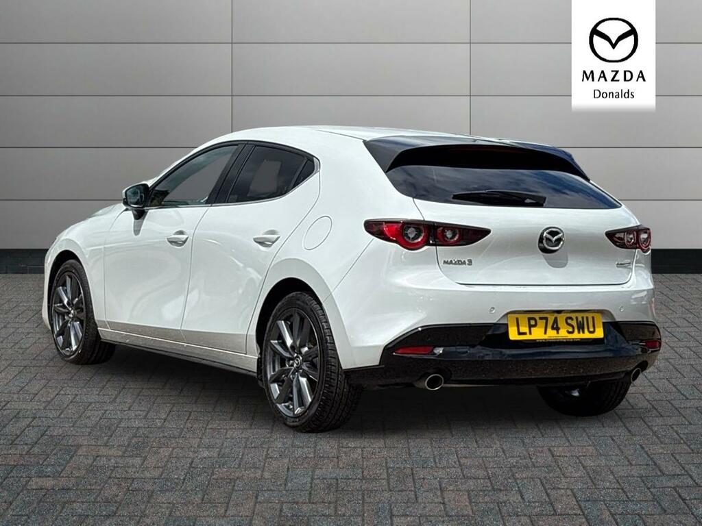 Mazda 3 2.5 E-skyactiv-g Mhev Exclusive-line Hatchback White #5