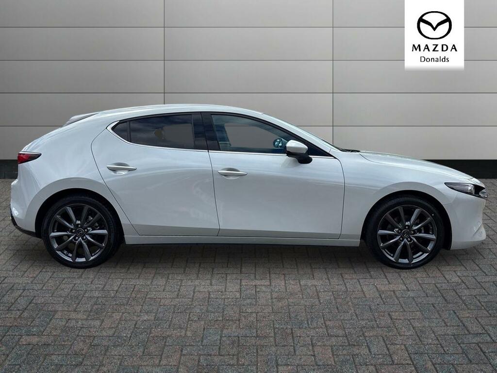 Mazda 3 2.5 E-skyactiv-g Mhev Exclusive-line Hatchback White #2