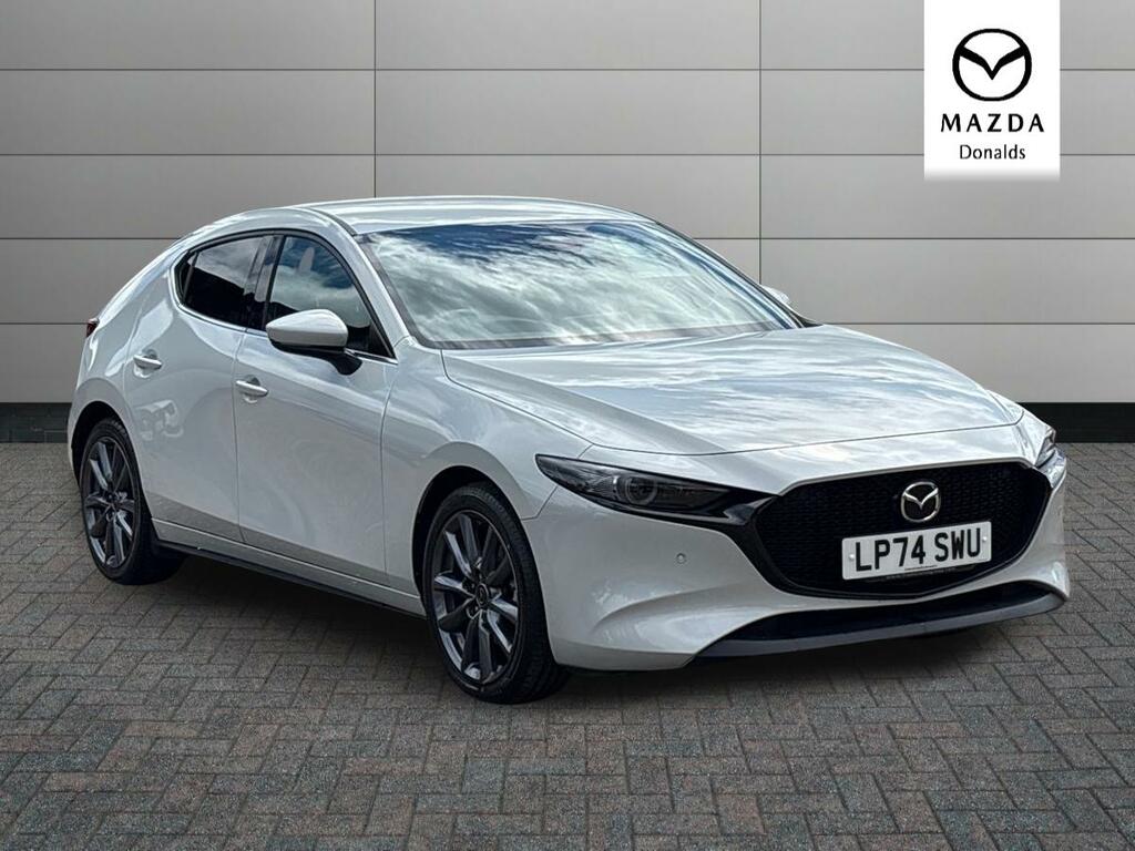 Mazda 3 2.5 E-skyactiv-g Mhev Exclusive-line Hatchback White