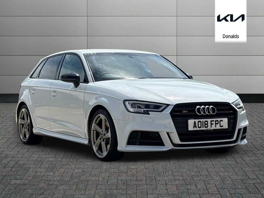 Audi S3 2.0 Tfsi Black Edition Sportback S Tronic Quattro White