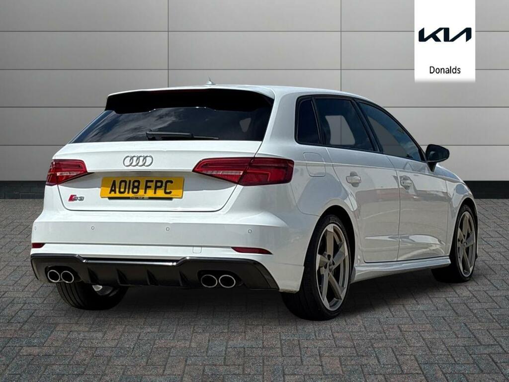 Audi S3 2.0 Tfsi Black Edition Sportback S Tronic Quattro White #3