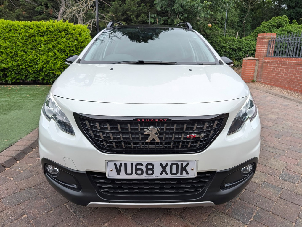 Peugeot 2008 1.2 Puretech Gt Line VU68XOK White #6