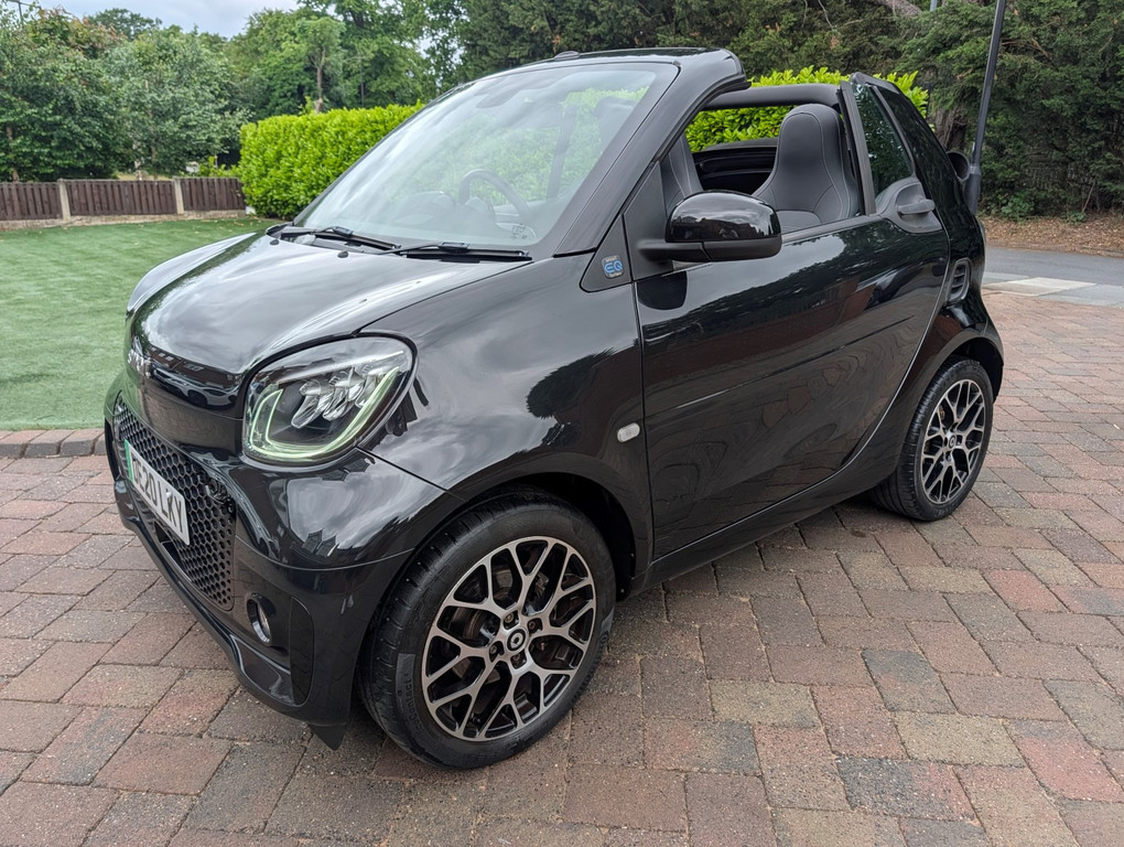 Smart Fortwo Cabrio 17.6Kwh Prime Exclusive Cabriolet Black #6