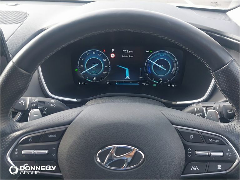 Hyundai Santa Fe Fe Ultimate Hev Aut White #6