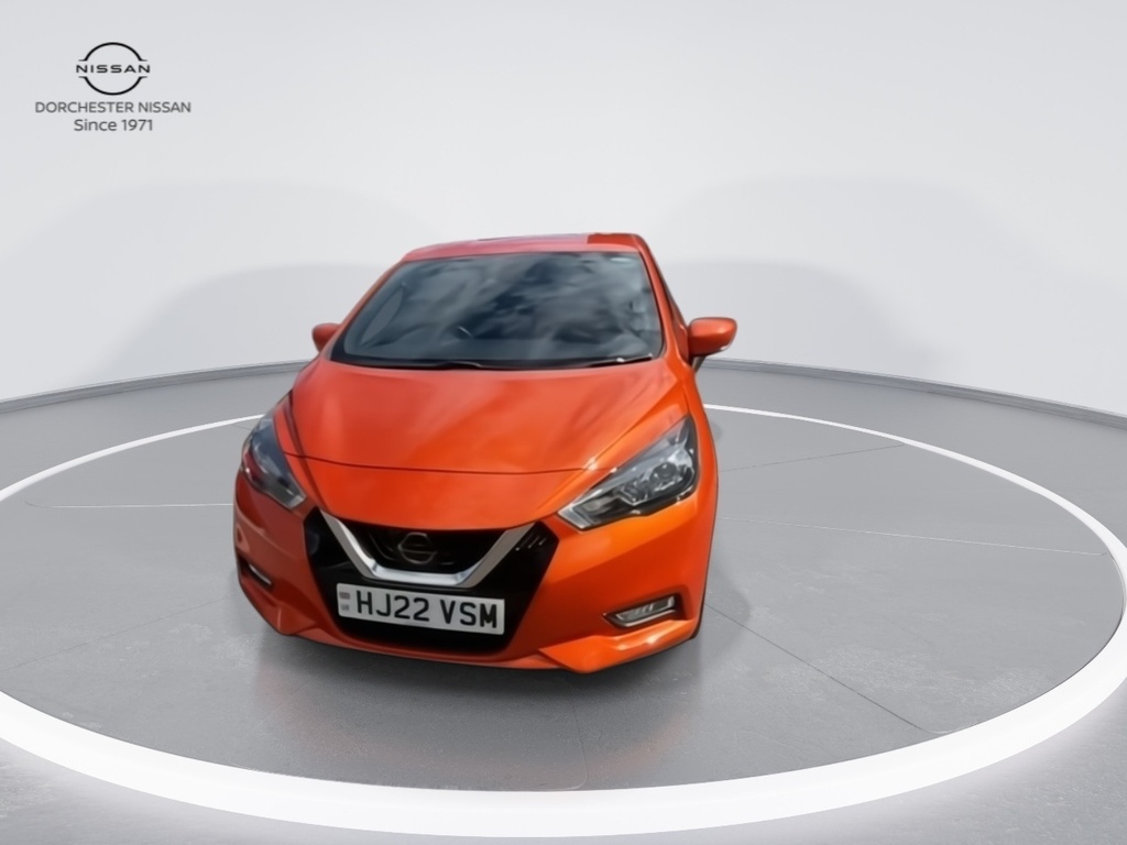 Nissan Micra 1.0 Ig-t Tekna Hatchback Euro 6 Orange #3