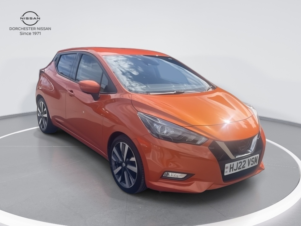 Nissan Micra 1.0 Ig-t Tekna Hatchback Euro 6 Orange
