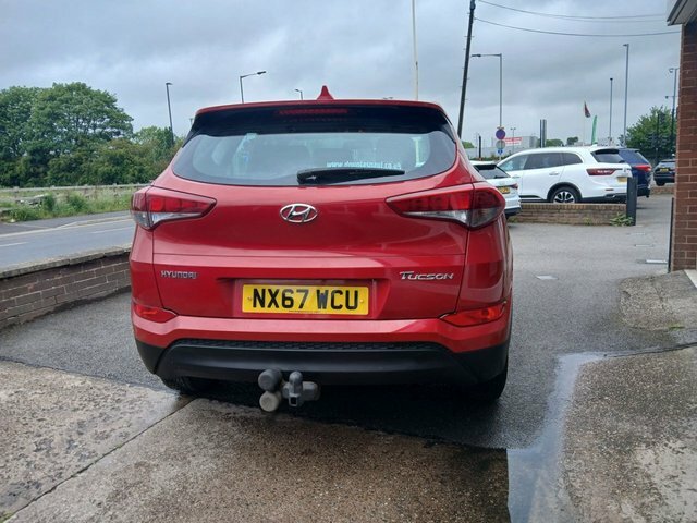 Hyundai Tucson 1.7 Crdi Blue Drive S Suv Euro 6 NX67WCU Red #5