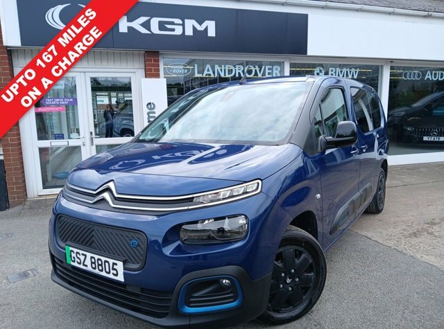 Citroen e-Berlingo 50Kwh Feel XL Mpv 7.4Kw Charger Blue