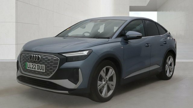 Audi Q4 E Tron 40 S Line Sportback 82Kwh 204 P Blue