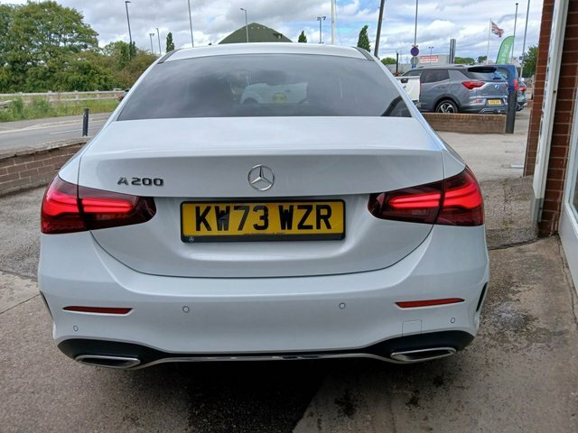 Mercedes-Benz A Class 1.3 A200h Mhev Amg Line Executive Saloon Pet KW73WZR White #5