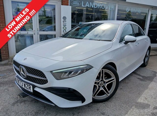 Mercedes-Benz A Class 1.3 A200h Mhev Amg Line Executive Saloon Pet White