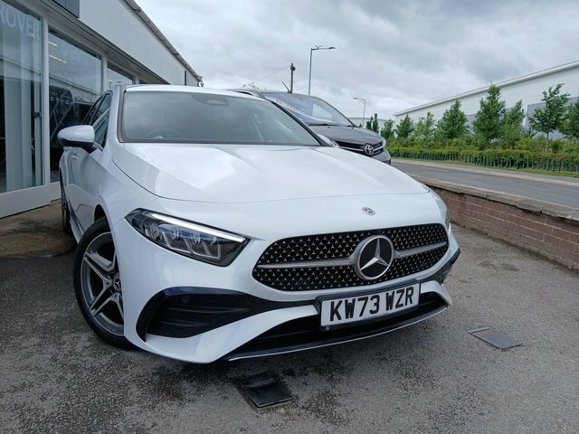 Mercedes-Benz A Class 1.3 A200h Mhev Amg Line Executive Saloon Pet KW73WZR White #6