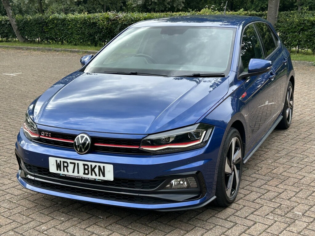 Volkswagen Polo Hatchback 2.0 Tsi Gti 202171 WR71BKN Blue #3