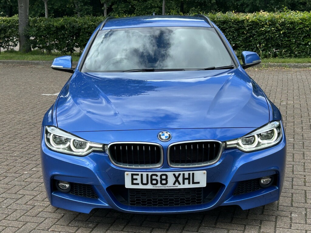 BMW 3 Series Estate 2.0 320D M Sport Touring 201868 EU68XHL Blue #2
