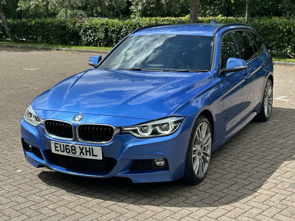 BMW 3 Series Estate 2.0 320D M Sport Touring 201868 EU68XHL Blue #3