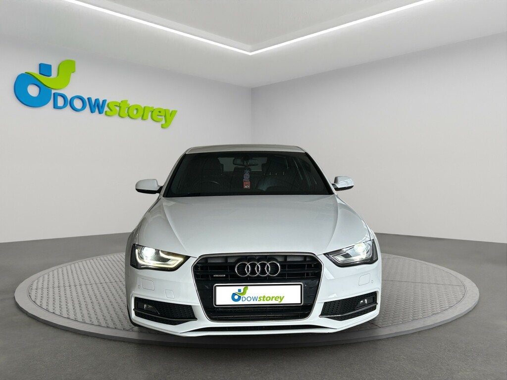 Audi A4 2.0 Tdi S Line White #2