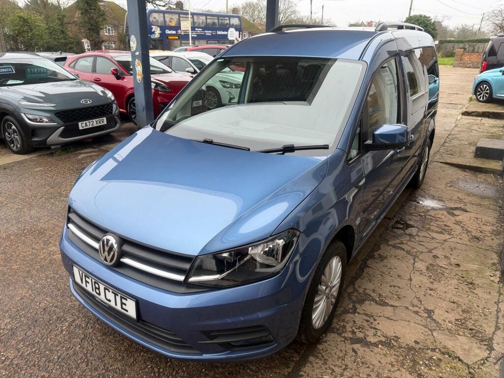 Volkswagen Caddy Maxi Life Mpv 2.0 Tdi Bluemotion Tech Dsg Euro 6 Ss VF18CTE Blue #6