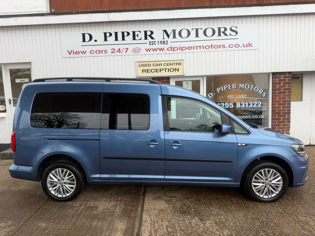 Volkswagen Caddy Maxi Life Mpv 2.0 Tdi Bluemotion Tech Dsg Euro 6 Ss VF18CTE Blue #2