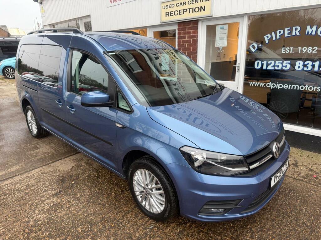 Volkswagen Caddy Maxi Life Mpv 2.0 Tdi Bluemotion Tech Dsg Euro 6 Ss Blue