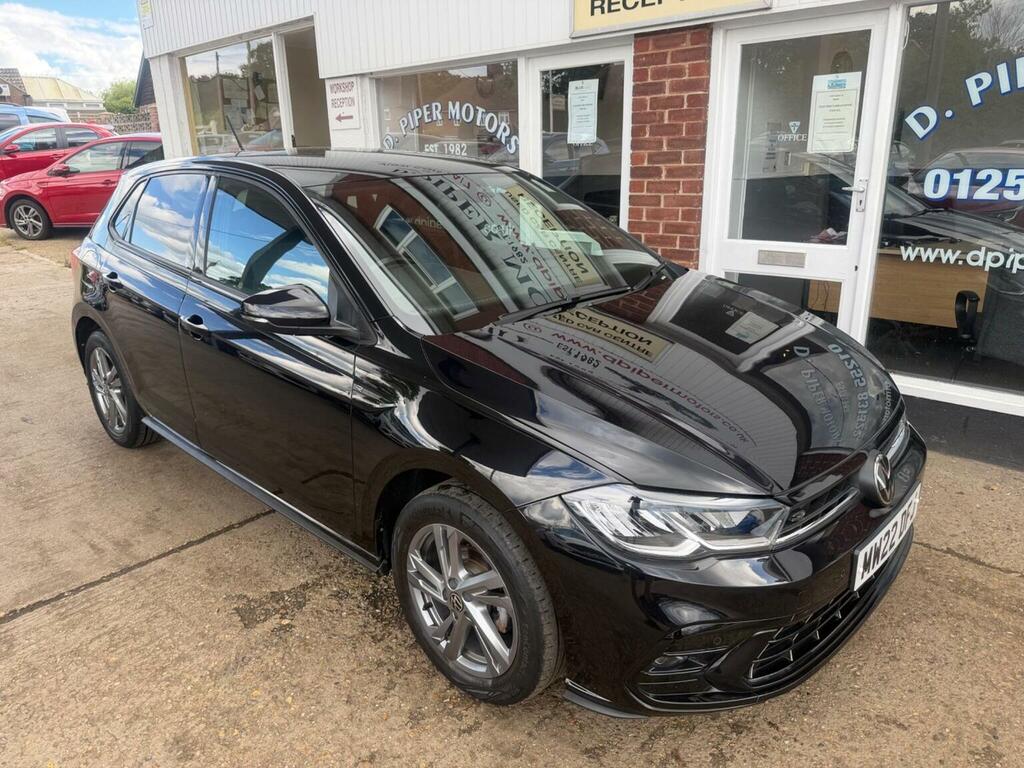 Volkswagen Polo Hatchback 1.0 Tsi R-line Dsg Euro 6 Ss 202 Black
