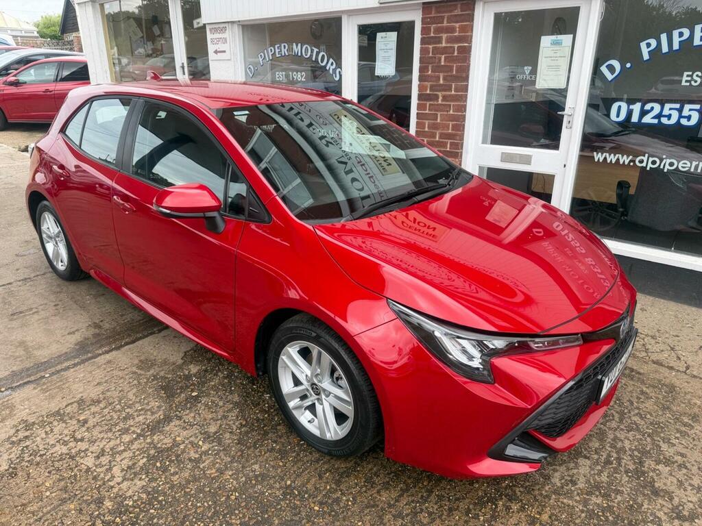 Toyota Corolla Hatchback 1.8 Vvt-h Icon Cvt Euro 6 Ss 202 YUI6237 Red